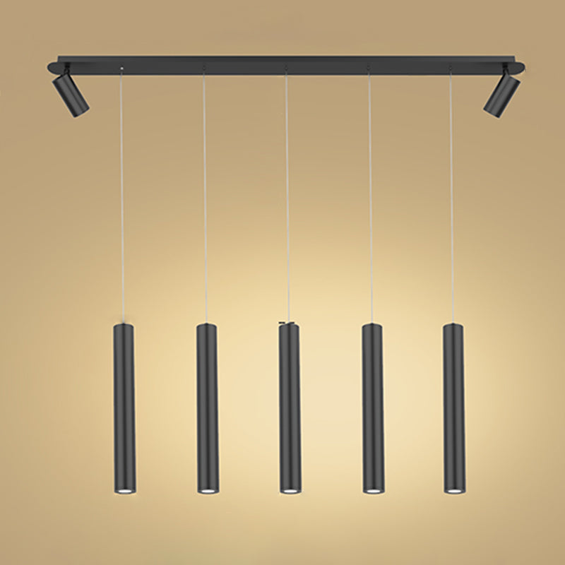 Luce isola a LED geometrica in ferro battuto nella moderna semplicità a sospensione acrilica Light per sala da pranzo