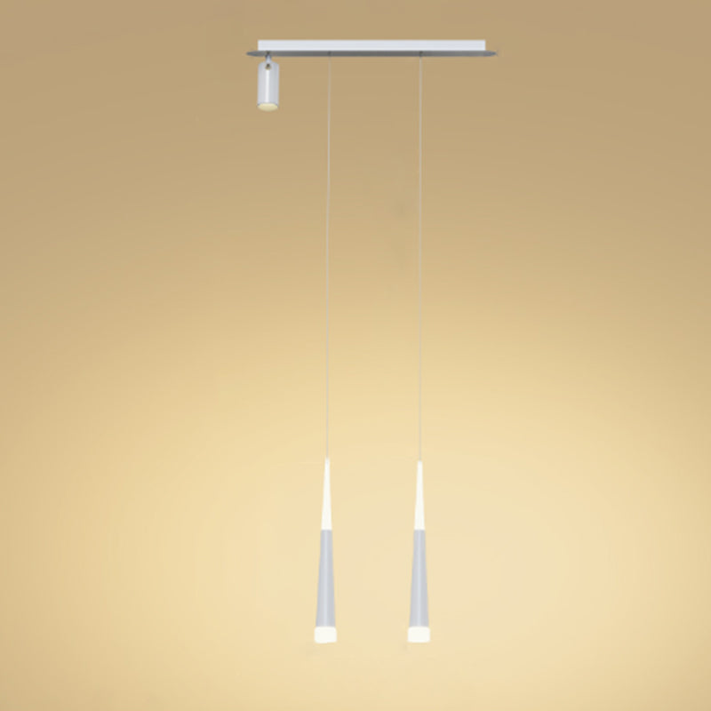 Luce isola a LED geometrica in ferro battuto nella moderna semplicità a sospensione acrilica Light per sala da pranzo