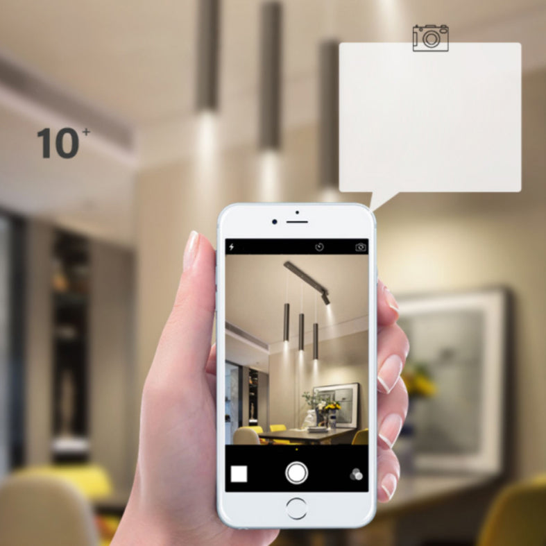 Luce isola a LED geometrica in ferro battuto nella moderna semplicità a sospensione acrilica Light per sala da pranzo