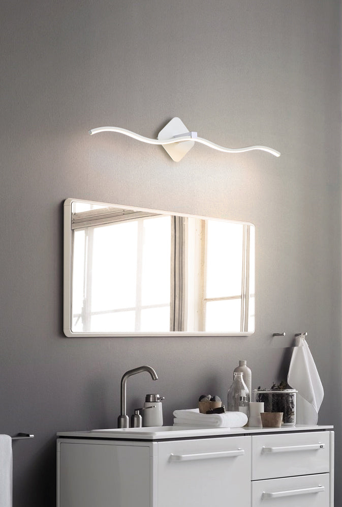 Accesorio de iluminación de tocador ondulado Maltal Baño LED LEULA MUNTA MUNTA MUNTA