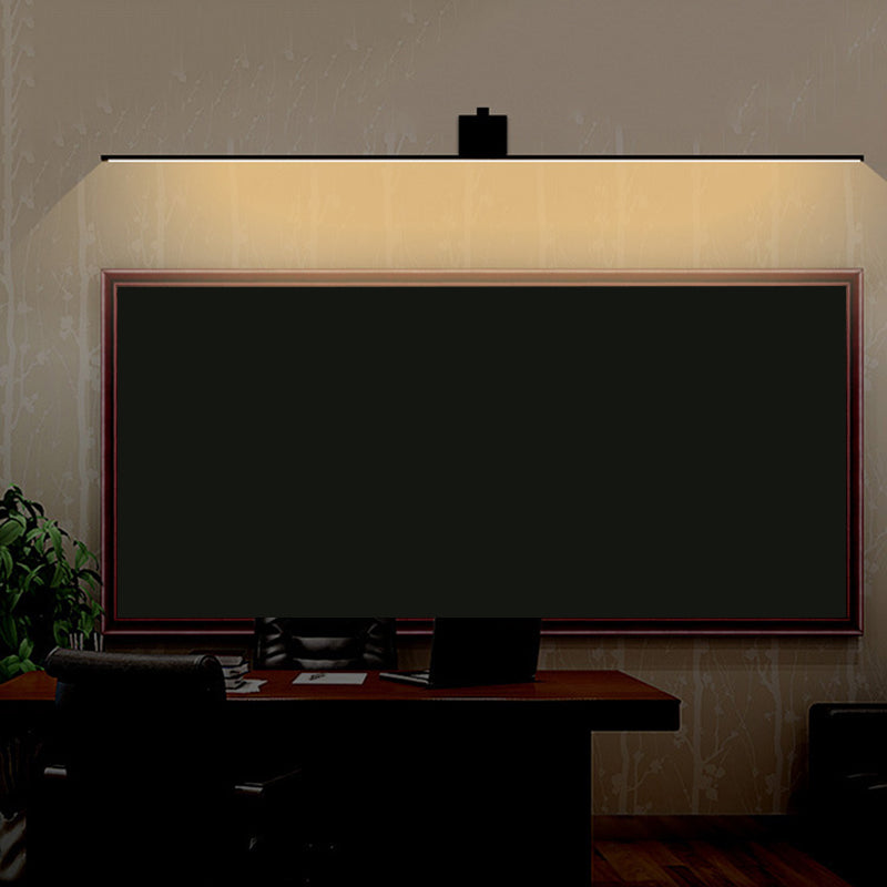 Luci da vanità a parete in metallo lineare moderni apparecchi di illuminazione da vanità moderni per il bagno