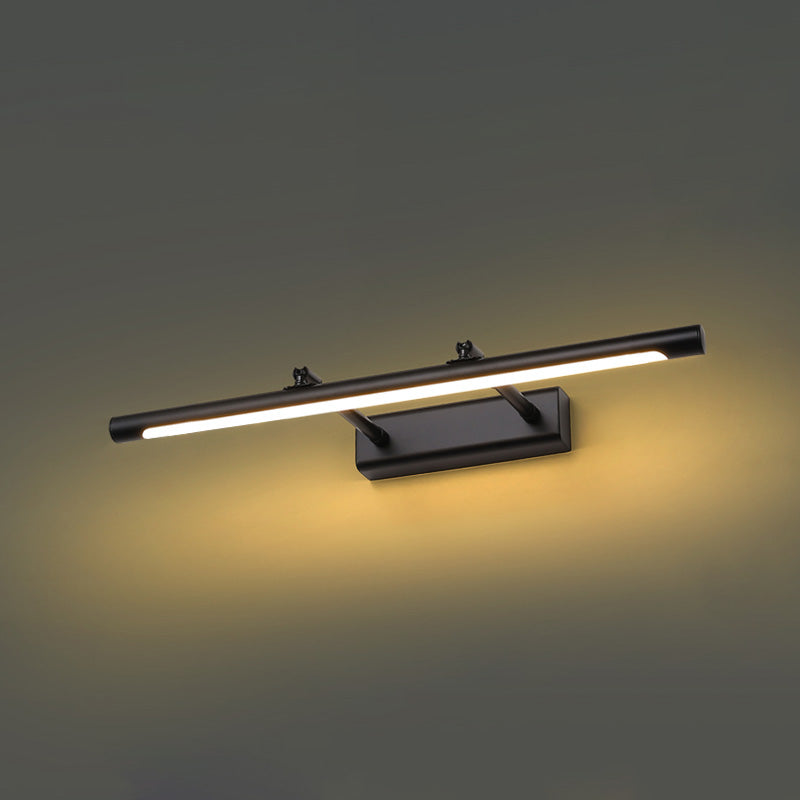 Streamlined Metal Wall Mounted Vanity Lights Modern Vanity Lighting Fixtures for Bathroom
