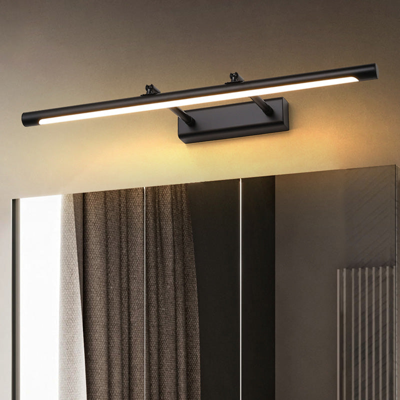 Streamlined Metal Wall Mounted Vanity Lights Modern Vanity Lighting Fixtures for Bathroom