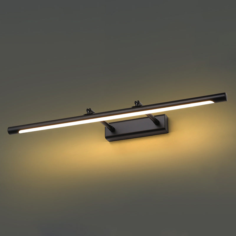 Streamlined Metal Wall Mounted Vanity Lights Modern Vanity Lighting Fixtures for Bathroom