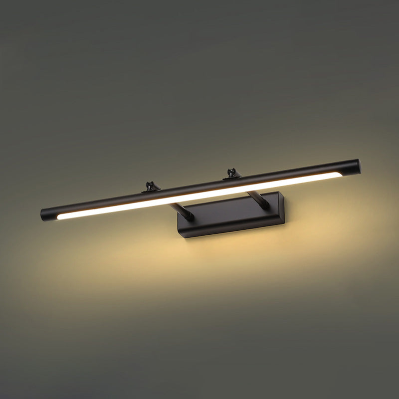 Streamlined Metal Wall Mounted Vanity Lights Modern Vanity Lighting Fixtures for Bathroom