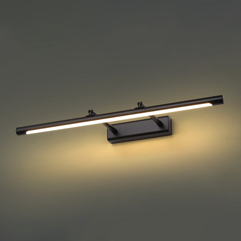Streamlined Metal Wall Mounted Vanity Lights Modern Vanity Lighting Fixtures for Bathroom