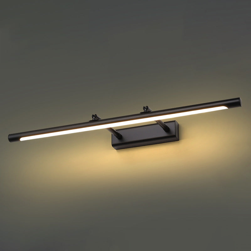 Streamlined Metal Wall Mounted Vanity Lights Modern Vanity Lighting Fixtures for Bathroom