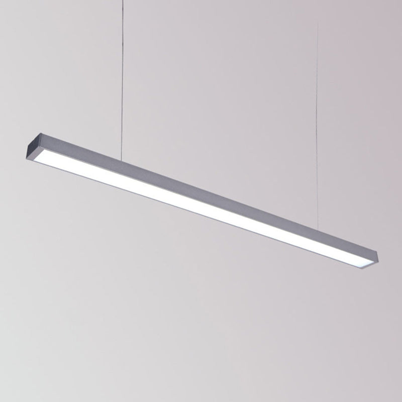 Luce del soffitto a sospensione di metallo rettangolare Modern Aione per l'illuminazione a sospensione per ufficio