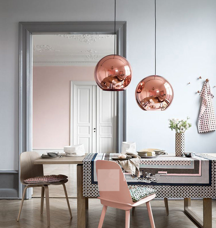 1 pendentif en verre léger Lalges de plafond moderne suspension de suspension sphérique moderne pour salle à manger