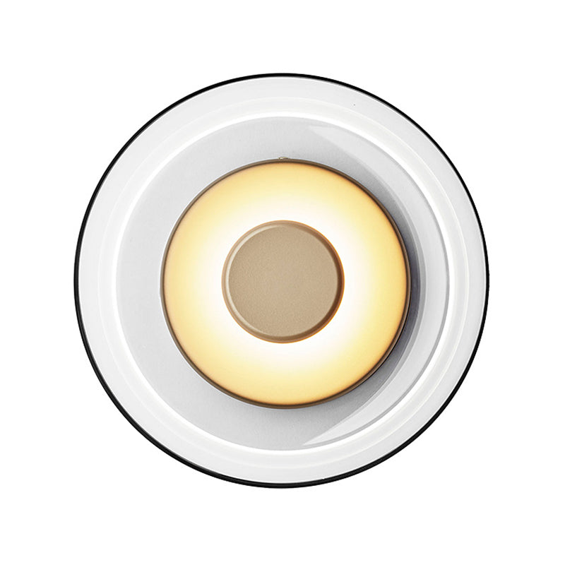 Lampada a forma di ciotola a forma di ciotola Lampada montata a parete in oro a LED SEMPLICE