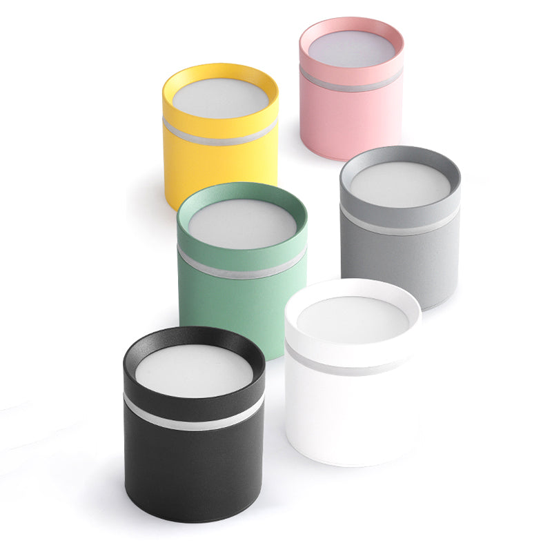 Cylinder Hallway Downlight Acrylic Macaron LED Flush Mount Lighting Fixture