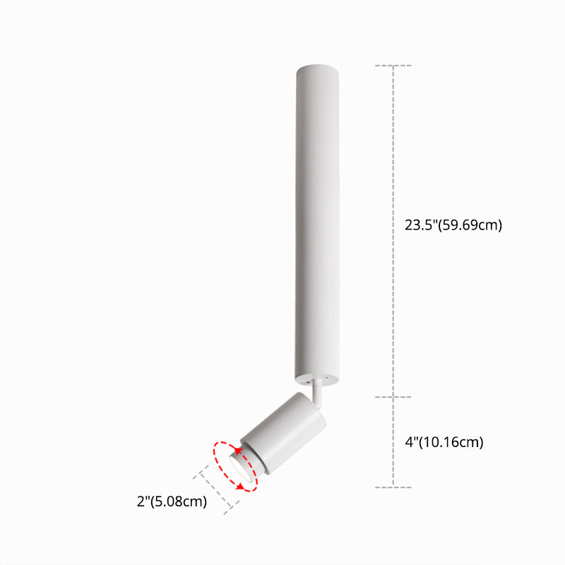 Adjustable Aluminum Tube Downlight Modern LED Surface Mounted Ceiling Light for Bar