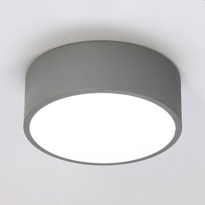 Tambour Flush Mount Light Fixtures Contemporary White Glass Ceiling Light Fixtures for Bedroom