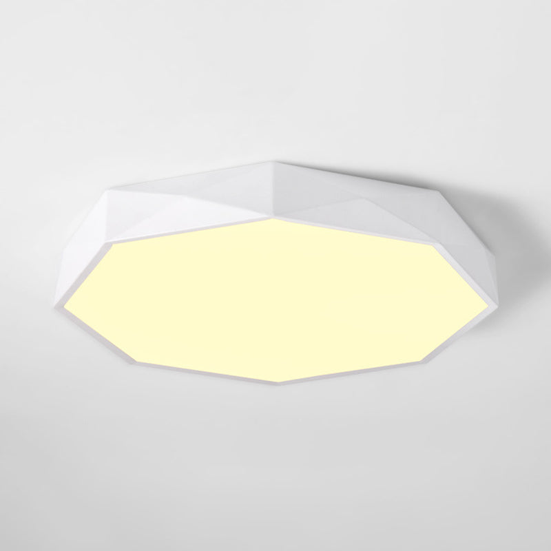Plafonnier encastré à facettes Plafonnier moderniste en acrylique pour salon