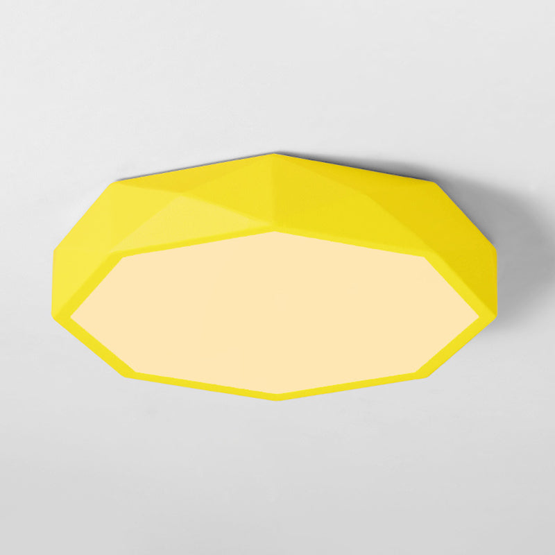 Plafonnier encastré à facettes Plafonnier moderniste en acrylique pour salon