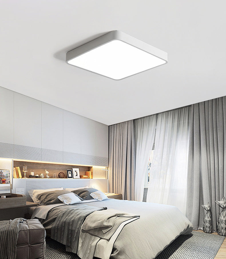 Modern Style Aluminum LED Flush Light Bedroom Ceiling Mounted Light with 1 Light