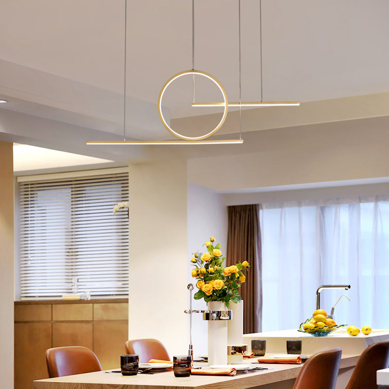 LED LED LED WARROUGE LEDEAR LIGNE DU PRENDANT ACRYLIQUE MODERNE CONCICON