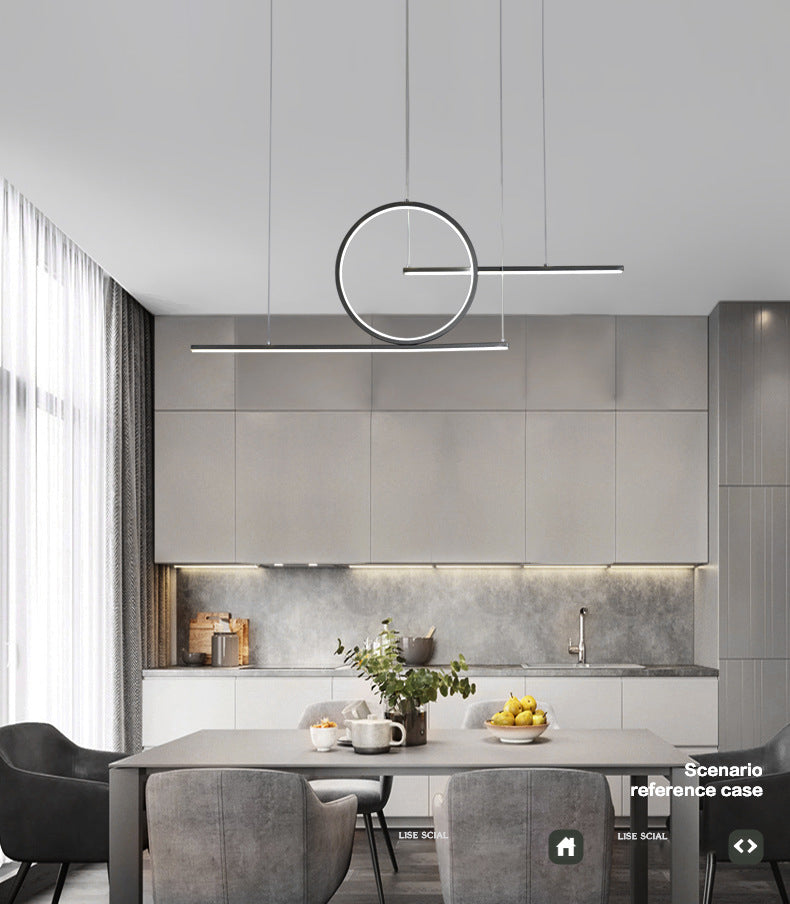 LED LED LED WARROUGE LEDEAR LIGNE DU PRENDANT ACRYLIQUE MODERNE CONCICON