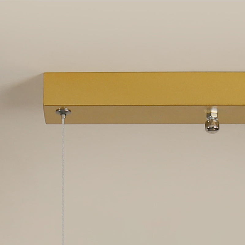 Modern Singularity LED Linear Pendant Light Aluminium Ceiling Light for Dining Room