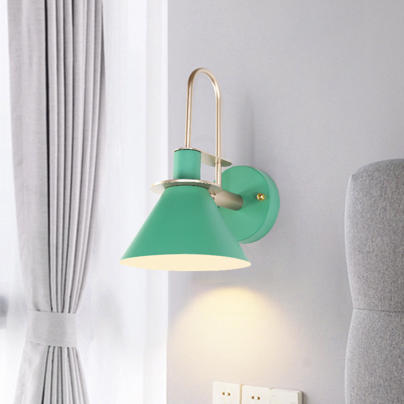 6 couilles lampe à paroi macaron en option unique Bulbe de style nordique Nordic Cone Light pour le couloir de la chambre à coucher