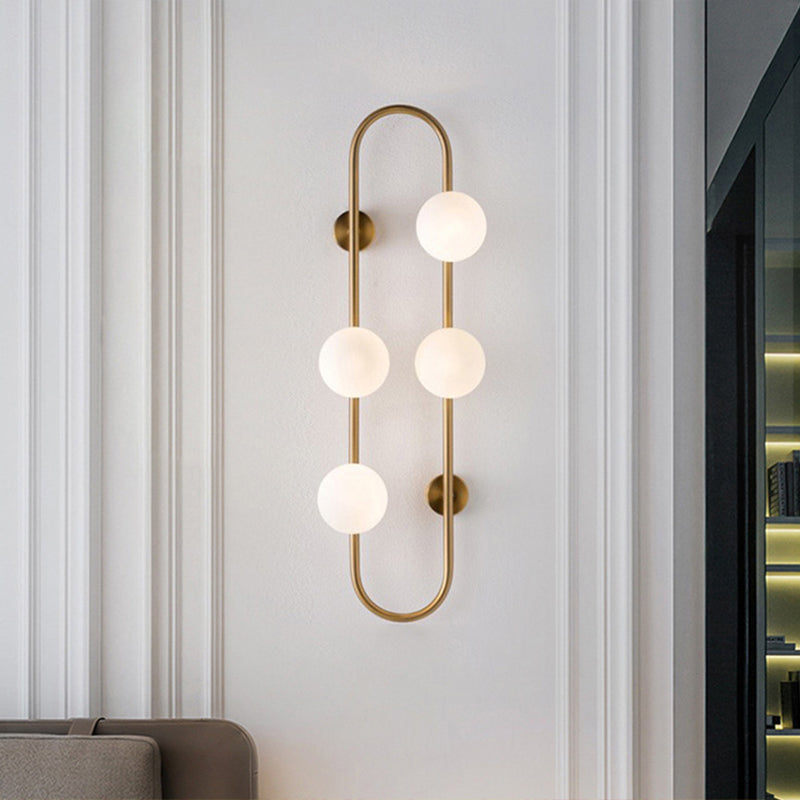 Modern Nordic Minimalist Minimalist Stipical Sconce Sconfietti di vetro Pronchi di vetro