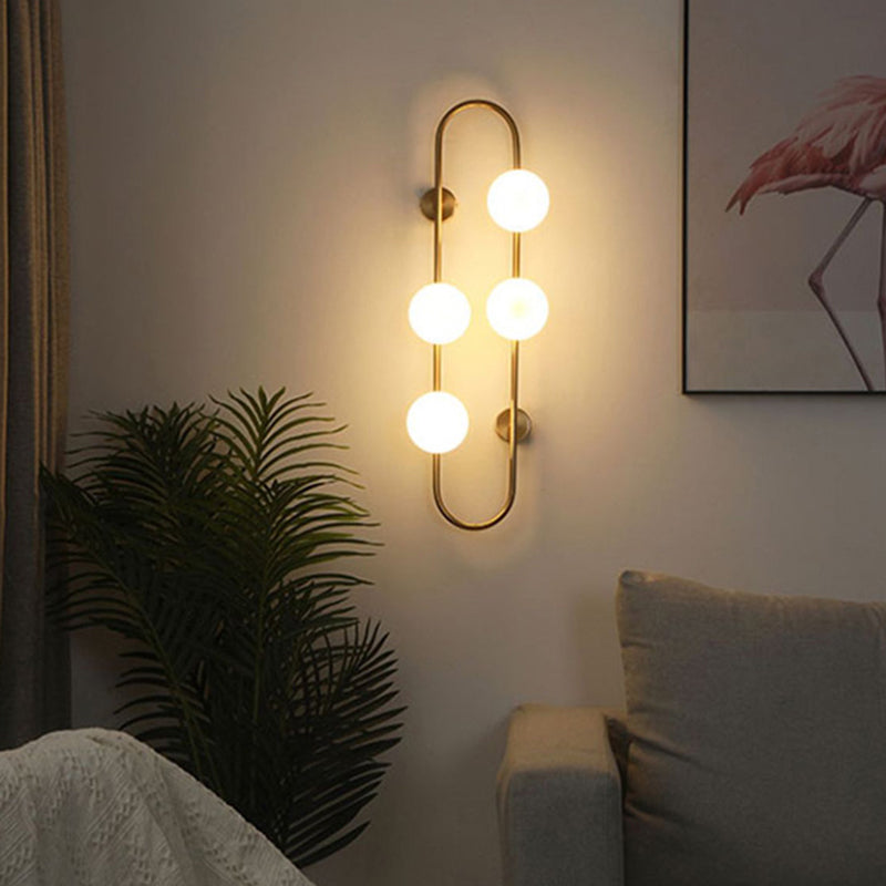Modern Nordic Minimalist Minimalist Stipical Sconce Sconfietti di vetro Pronchi di vetro