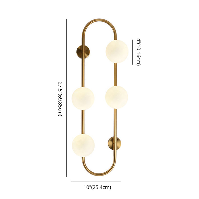 Modern Nordic Minimalist Minimalist Stipical Sconce Sconfietti di vetro Pronchi di vetro