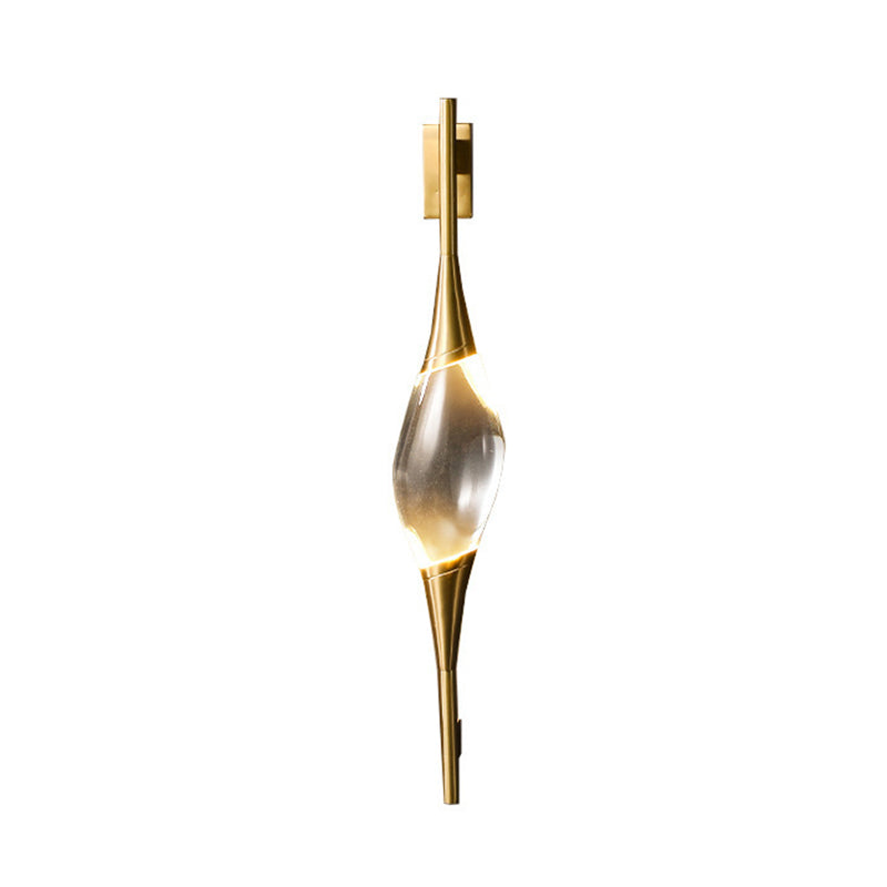 Moderne luxe stijl gewapende sconce verlichtingsarmaturen kristallen wandwanden in gouden afwerking