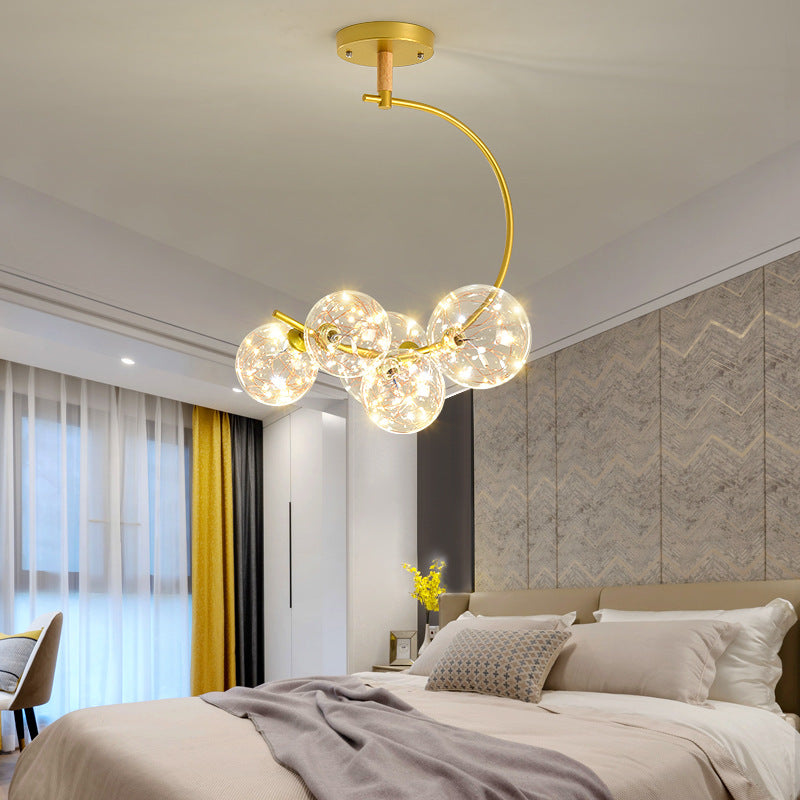 Moderne creatieve plafondlamp LED-cirkellicht Binnenlicht Slaapkamerlicht