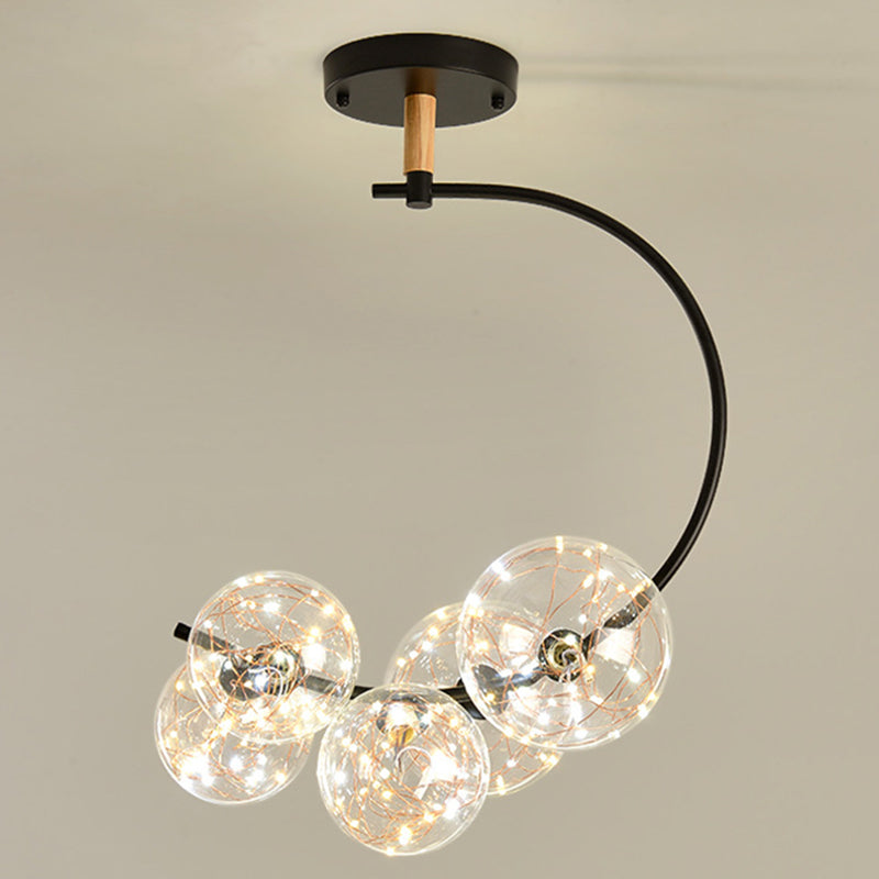 Moderne creatieve plafondlamp LED-cirkellicht Binnenlicht Slaapkamerlicht