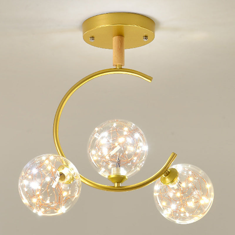 Moderne creatieve plafondlamp LED-cirkellicht Binnenlicht Slaapkamerlicht