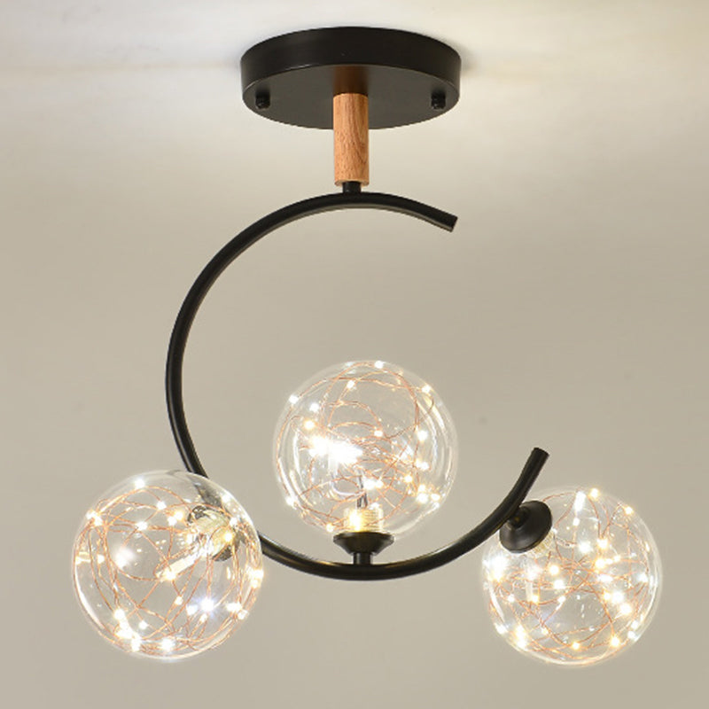 Moderne creatieve plafondlamp LED-cirkellicht Binnenlicht Slaapkamerlicht