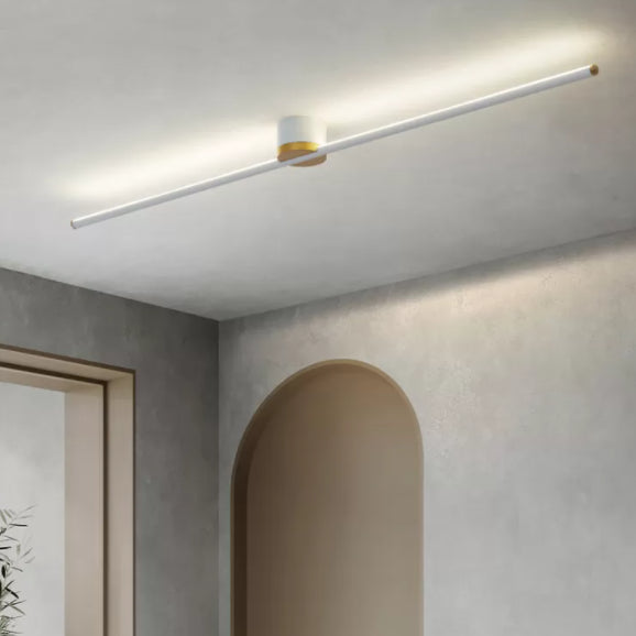1 Light Linear LED Flush Mount Ceiling Light New Modern Aluminum Ceiling Light Fixture