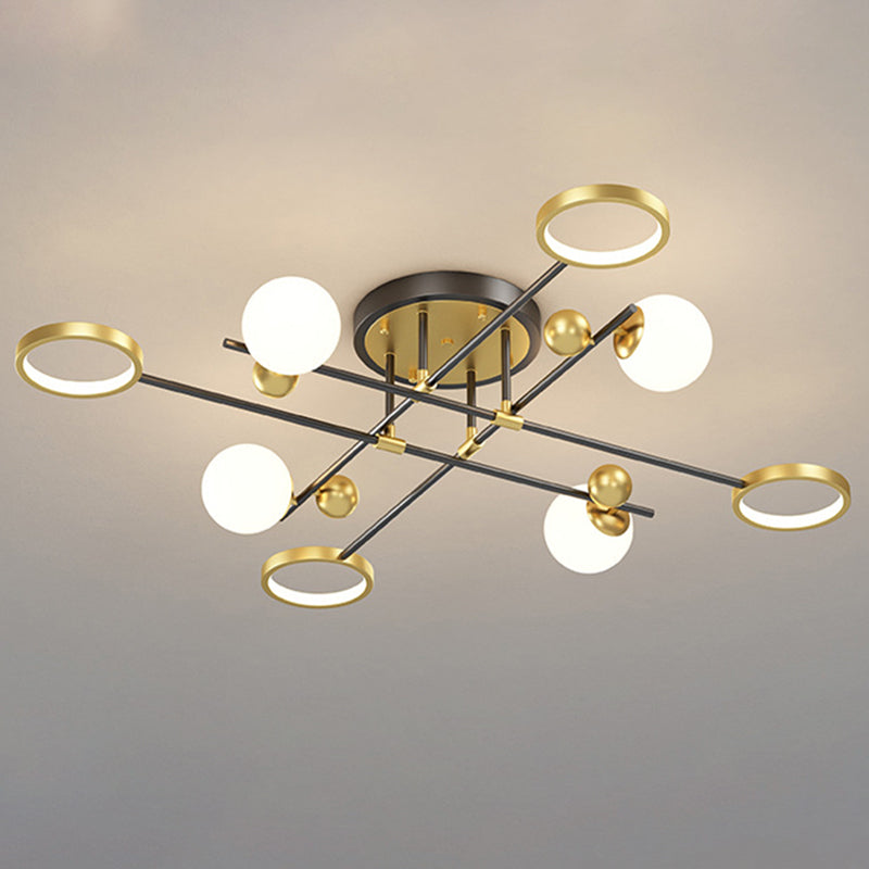LED Light Flush Mount Light Metal Light Multiple Light Living Room Light