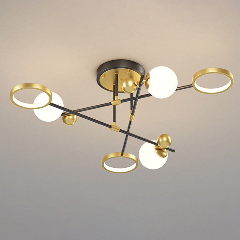LED Light Flush Mount Light Metal Light Multiple Light Living Room Light