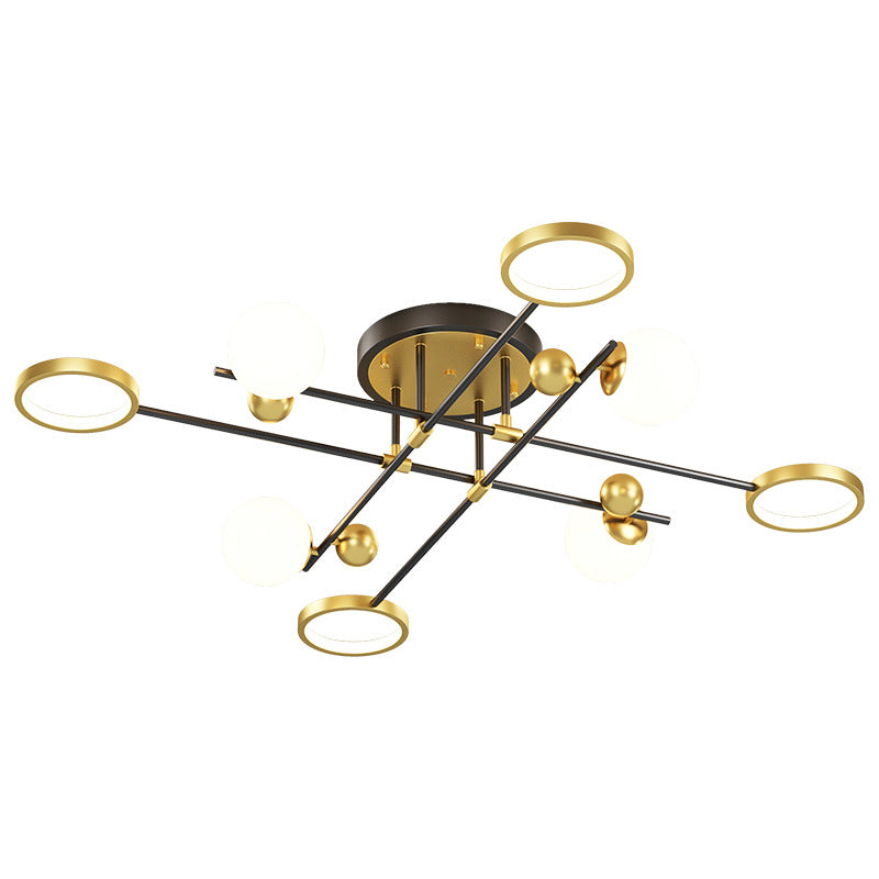 LED Light Flush Mount Light Metal Light Multiple Light Living Room Light