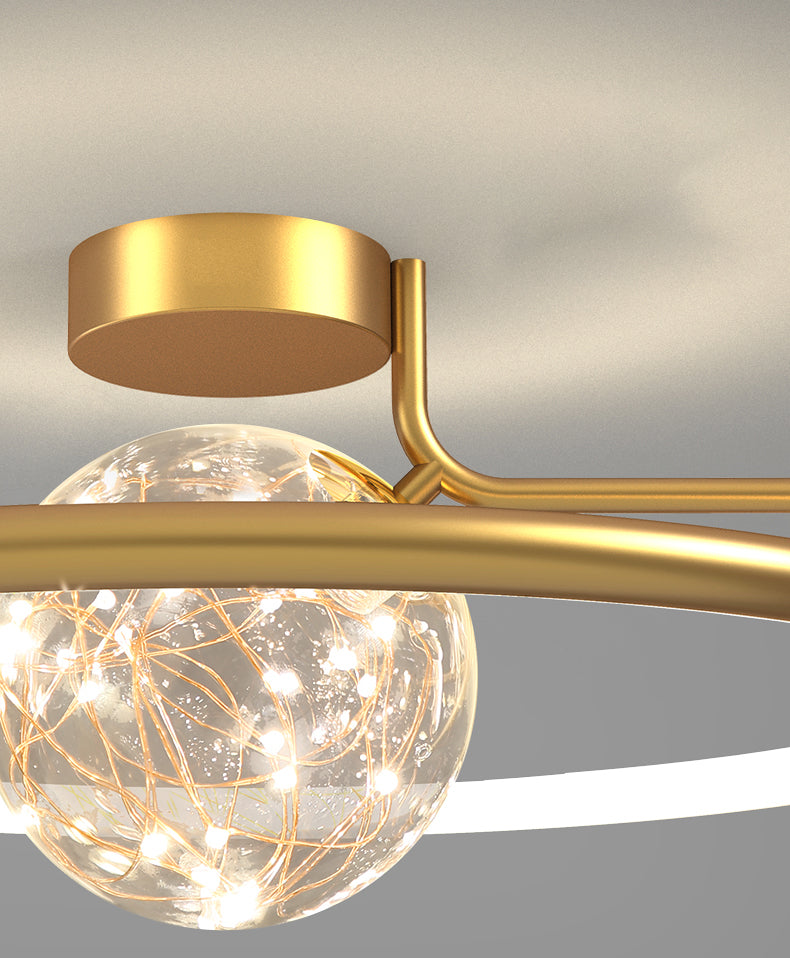 Moderne creatieve plafondlamp LED-cirkellicht Binnenlicht Slaapkamerlicht