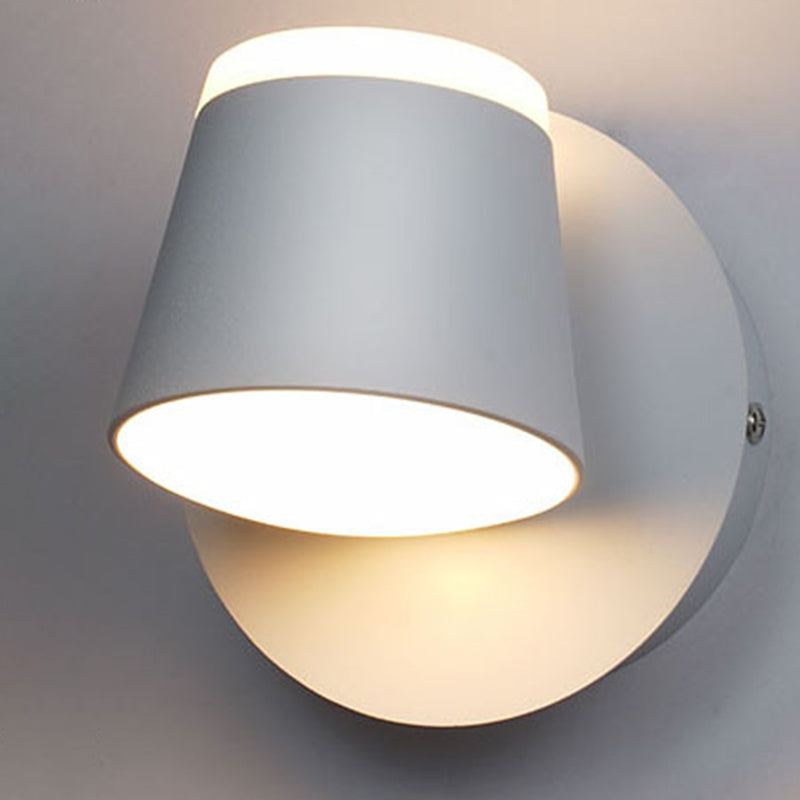 Cône à cône rotatif lumineux des lumières modernes de style minimaliste pour la chambre à coucher