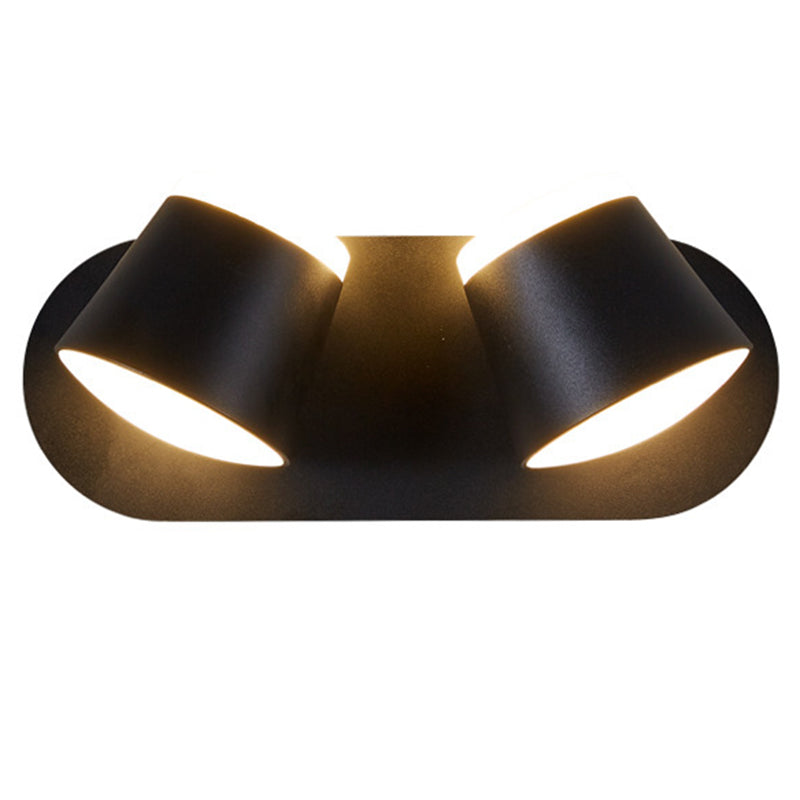 Rotatable Cone Wall Sconce Lights Modern Minimalist Style Metal Sconce for Bedroom