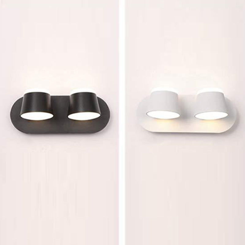 Rotatable Cone Wall Sconce Lights Modern Minimalist Style Metal Sconce for Bedroom