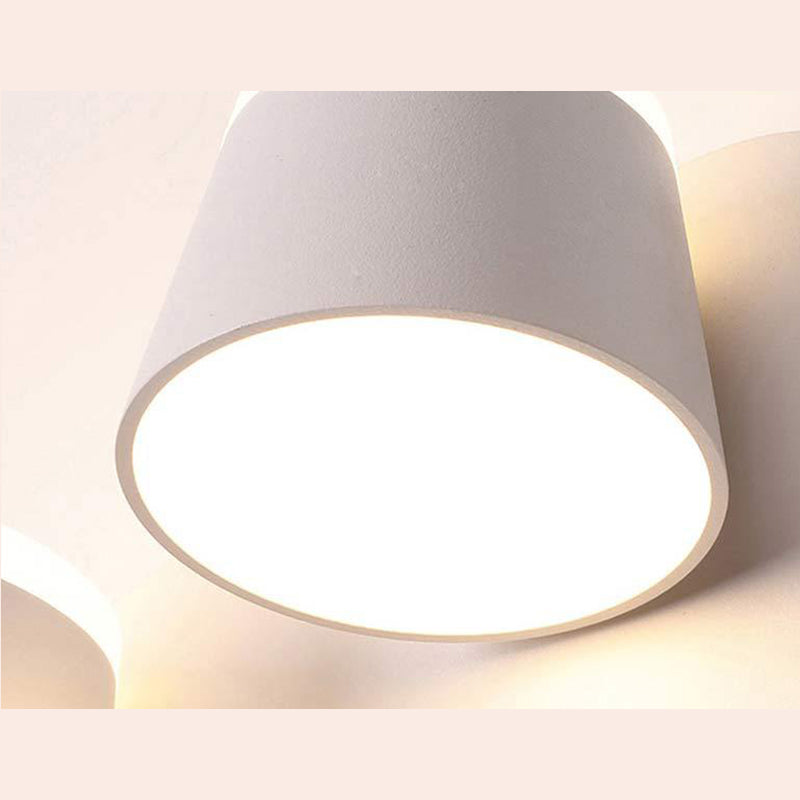 Rotatable Cone Wall Sconce Lights Modern Minimalist Style Metal Sconce for Bedroom