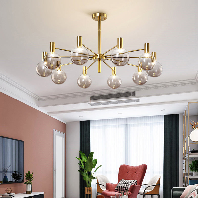 Glass Modo Hanging Chandelier Simplicity Style Chandelier Lighting for Living Room