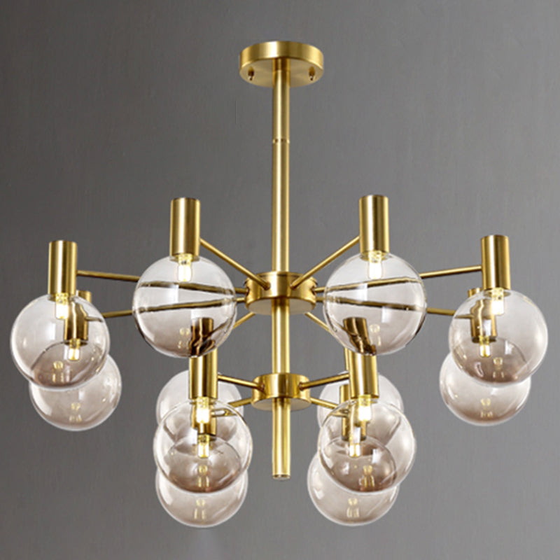 Glass Modo Hanging Chandelier Simplicity Style Chandelier Lighting for Living Room