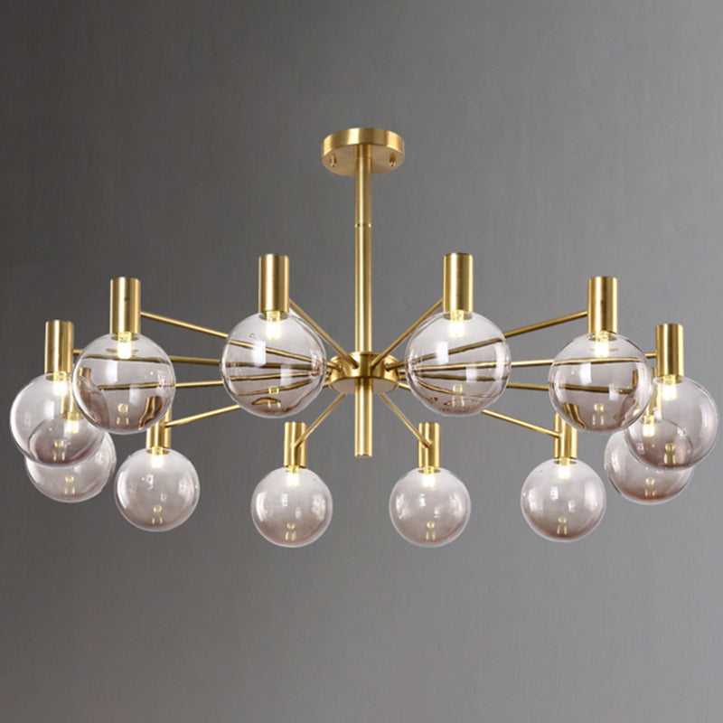 Glass Modo Hanging Chandelier Simplicity Style Chandelier Lighting for Living Room