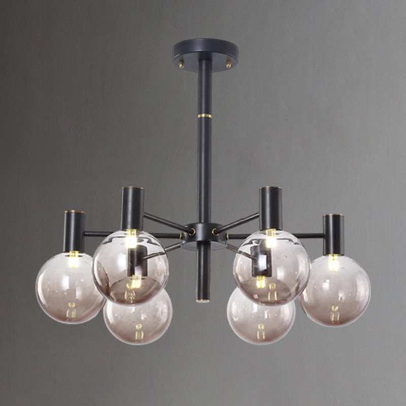 Glass Modo Hanging Chandelier Simplicity Style Chandelier Lighting for Living Room