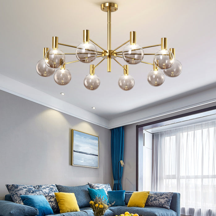 Glass Modo Hanging Chandelier Simplicity Style Chandelier Lighting for Living Room