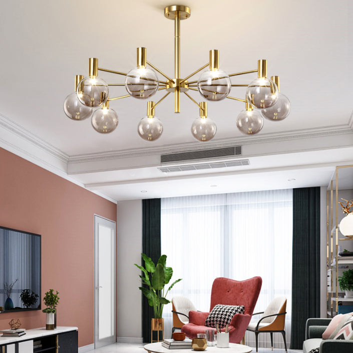 Glass Modo Hanging Chandelier Simplicity Style Chandelier Lighting for Living Room