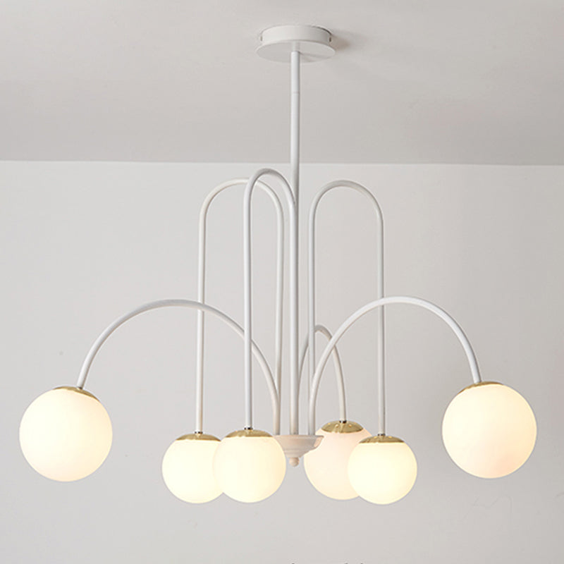 Candelier de la sala de estar molecular Cobriz Cobertura Ligera Ligera Nórdica Fixtura de iluminación