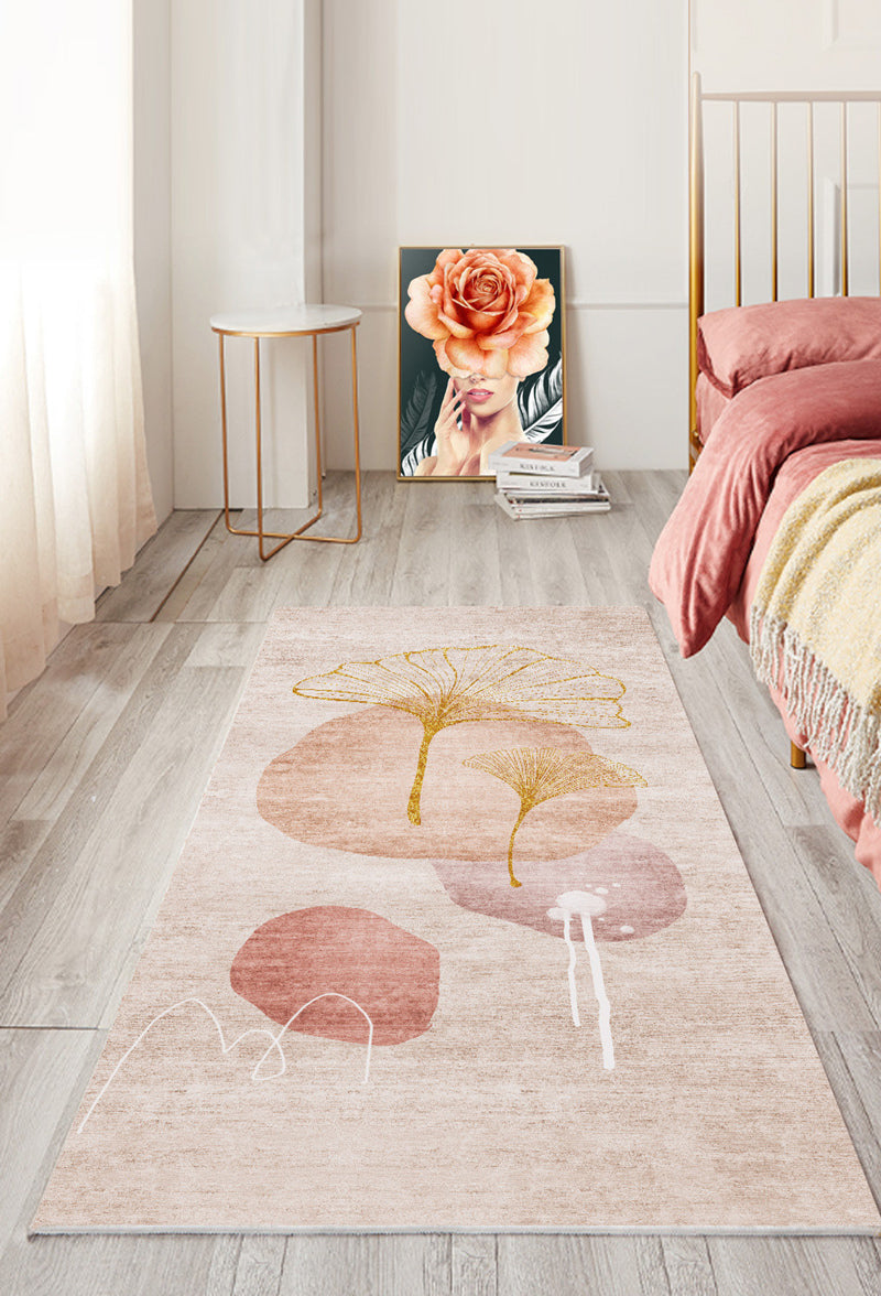 Lovely Modern Bedroom Rug Stylish Cartoon Pattern Kids Carpet Polyester Non-Slip Backing Carpet for Home Decoration