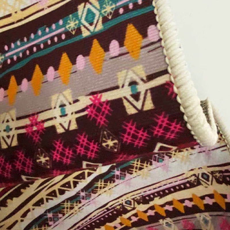 Simple Multicolor Nordic Rug Polyester Expressionism Pattern Area Rug Non-Slip Backing Carpet for Living Room